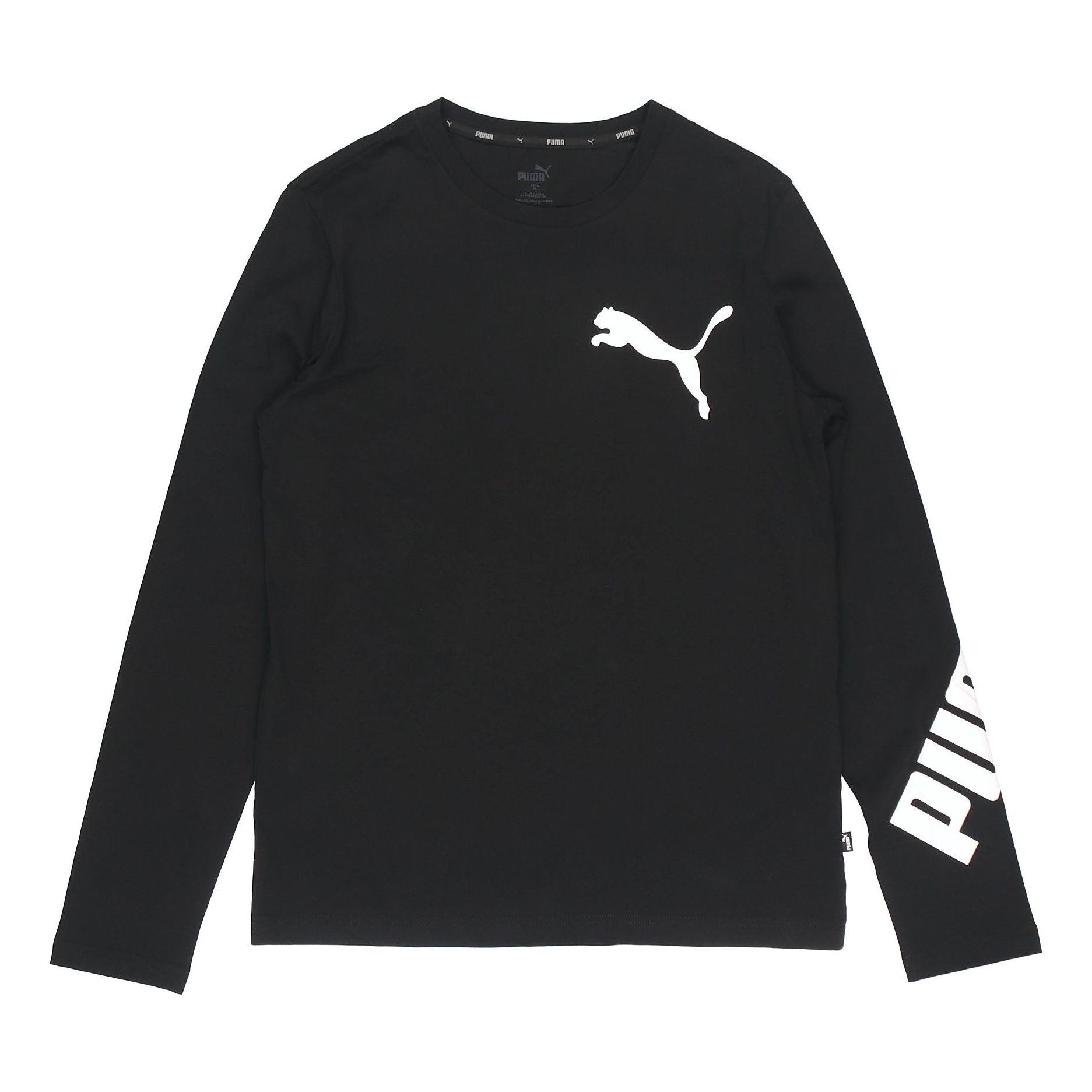 PUMA Casual Long Sleeve T-Shirt 'Black' 845979-01
