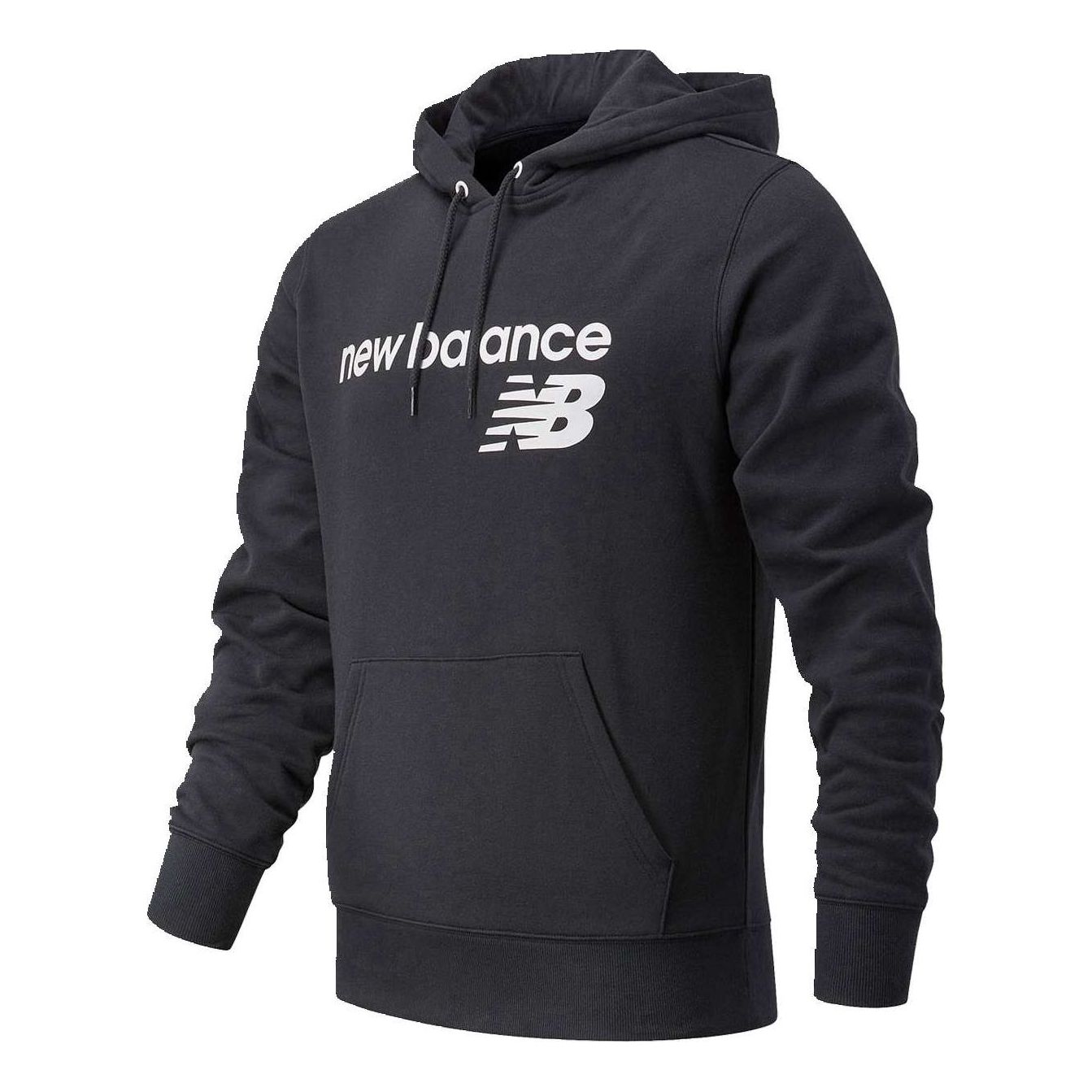 New Balance Classic Core Fleece Crew Top Asia Sizing 'Black White' MT03910-BK
