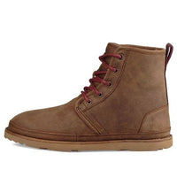 UGG Neumel Luxe WP Harkley Waterproof Fleece Lined Brown 1017238-GRZ