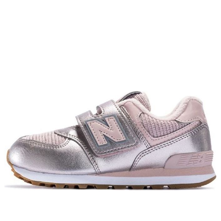 New Balance 574 Series Low-Top K Silver/Pink YV574YSP