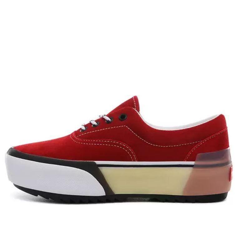 Vans Era Stacked Thick Sole Red White VN0A4BTO7ZG