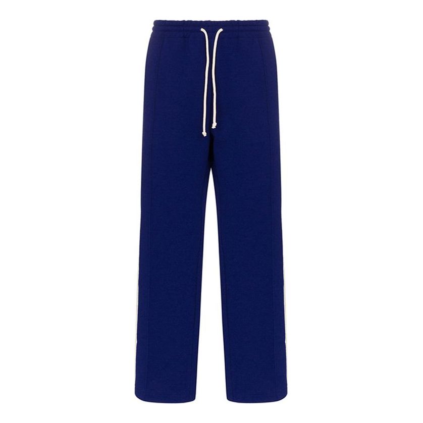 Men's Gucci SS21 Knit Wool Jogging Blue Long Pants/Trousers 598853-XJBZ1-4370