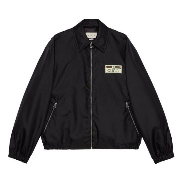 Men's Gucci SS21 Canvas Jacket Black 654024-ZAGPW-1043