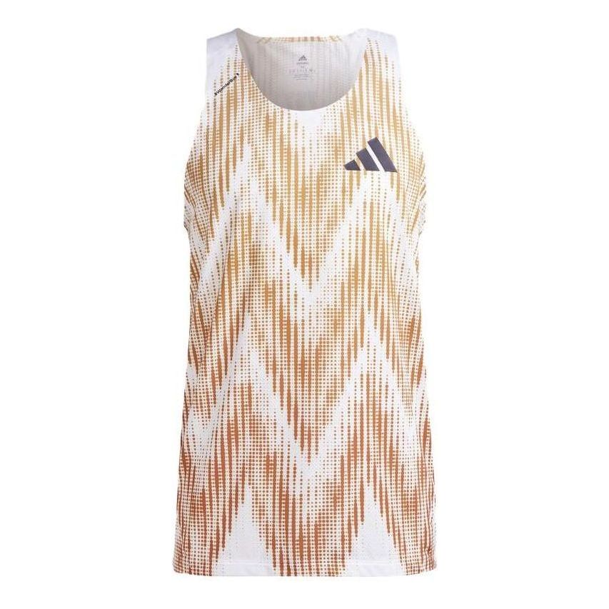adidas Adizero Grant Holloway Signature Singlet Asia Sizing 'White' HZ0171