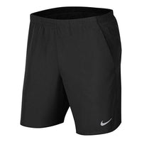 Nike Sports Running Breathable Lacing Shorts Black CK0450-010