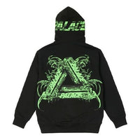 PALACE Tri-me Hood Black Green Triangle Printing Unisex P20CS157