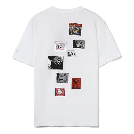 Li-Ning x Disney Crossover Mickey x Keith Haring Tee 'White' AHSR643-3