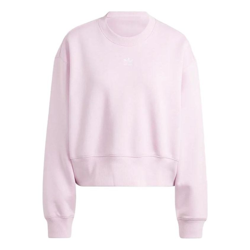 (WMNS) adidas Adicolor Essentials Crew Sweatshirt 'Pink' IJ9771