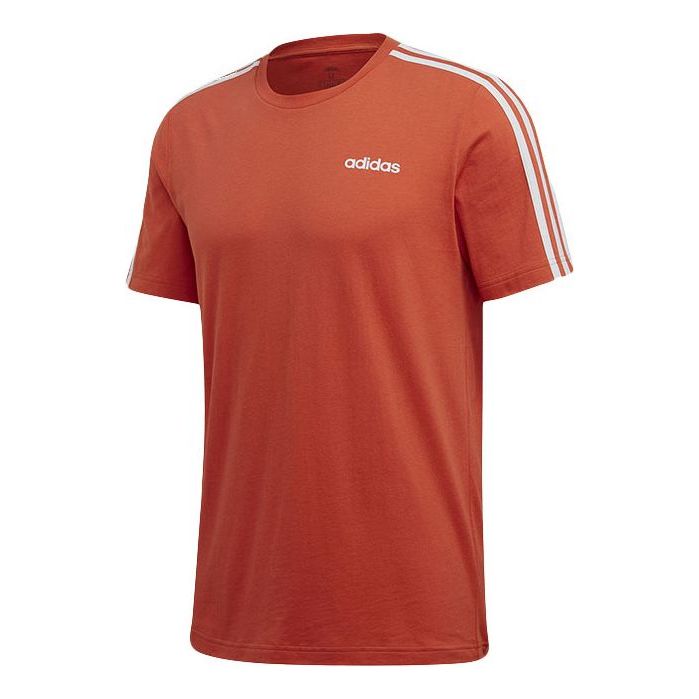 adidas Classic Stripe Logo Round Neck Training Short Sleeve FM6231
