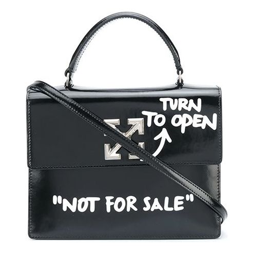 (WMNS) Off-White 2.8 Jitney Black Handbag OWNA090E20LEA0011001