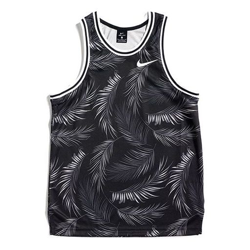 Nike Dri-Fit Dna Printed Basketball Jersey Men Black/White AJ3537-010
