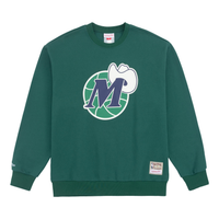 Mitchell & Ness x NBA Dallas Mavericks There and Back Pullover Sweatshirt 'Green' MNJYFWHD23092006