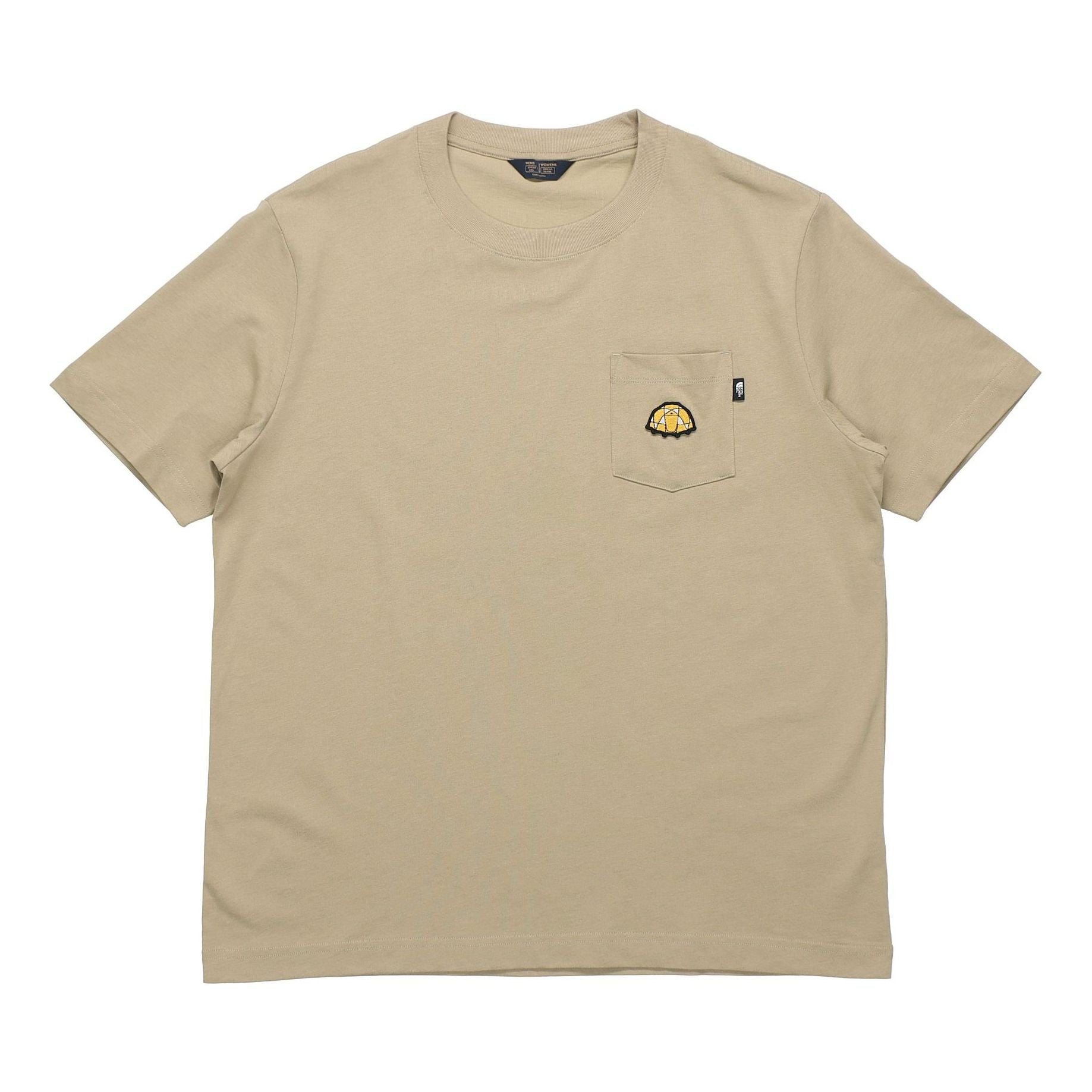 Men's THE NORTH FACE Pocket Short Sleeve Khaki 4999-ZDL