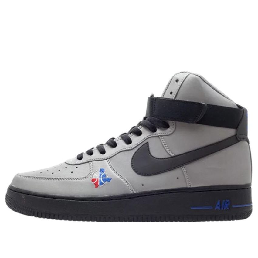 Nike Air Force 1 Premium 'Metallic Silver Black' 386161-002