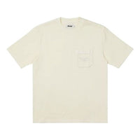 PALACE Solid Color Alphabet Short Sleeve Unisex White P20ES068