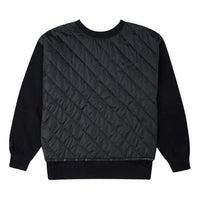 Converse Retro Splicing Reversible Round Neck Pullover Couple Style Black 10022373-A01