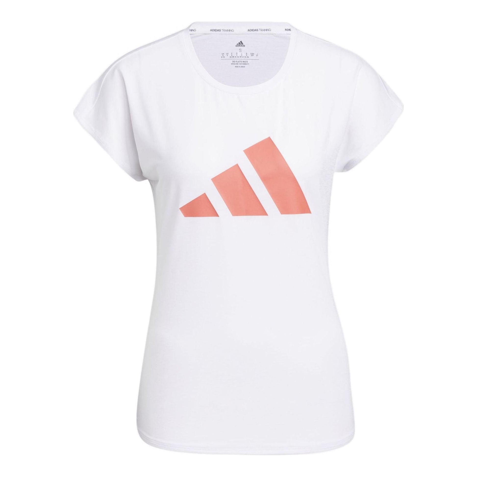(WMNS) adidas 3-Stripes Training T-Shirt 'White Pink' HD9568
