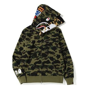 BAPE X MASTERMIND Full Zip Zipper Green Camouflage BAPE-SS19-37