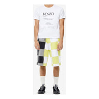 Men's KENZO Pattern Short Sleeve White F95-5TS018-4CB-01