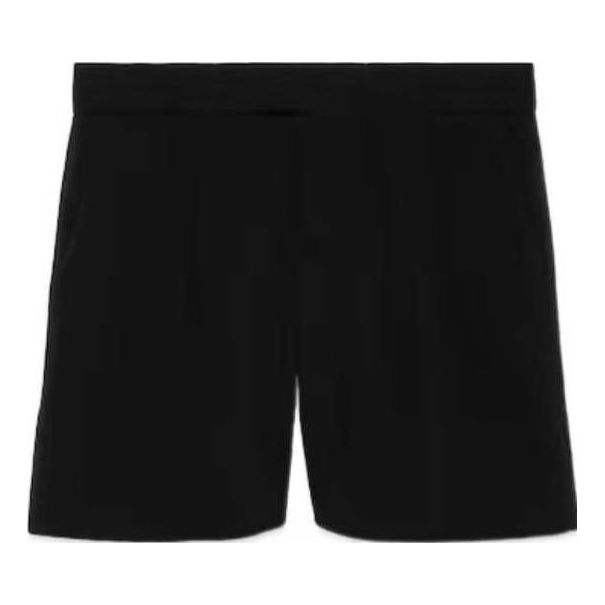 (WMNS) Gucci Wool Jersey Short 'Black' 770175-ZAONS-1000