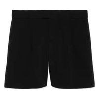 (WMNS) Gucci Wool Jersey Short 'Black' 770175-ZAONS-1000