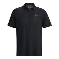 Under Armour Iso-Chill Heather Polo Shirt 'Black' 1377294-001