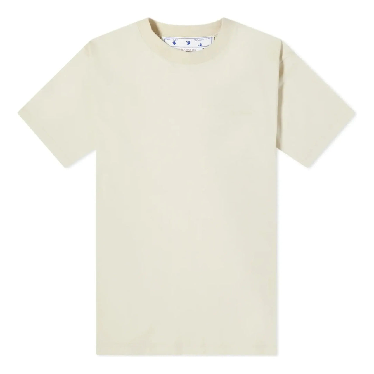 (WMNS) Off-White Diag-print T-shirt 'Beige' OWAA049C99JER0016161