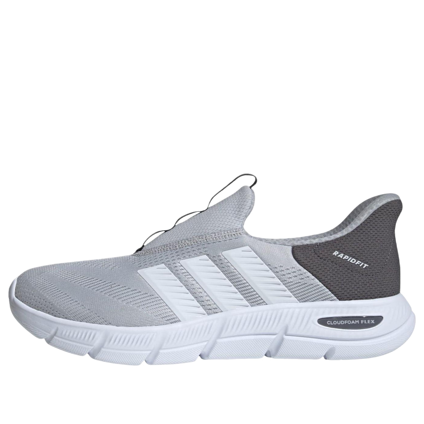 adidas Cloudfoam Flex Lounge Rapidfit 'Light Solid Grey Cloud White' JS4883