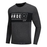 Li-Ning Wade Series Printing Round Neck Pullover Gray AWDN661-3