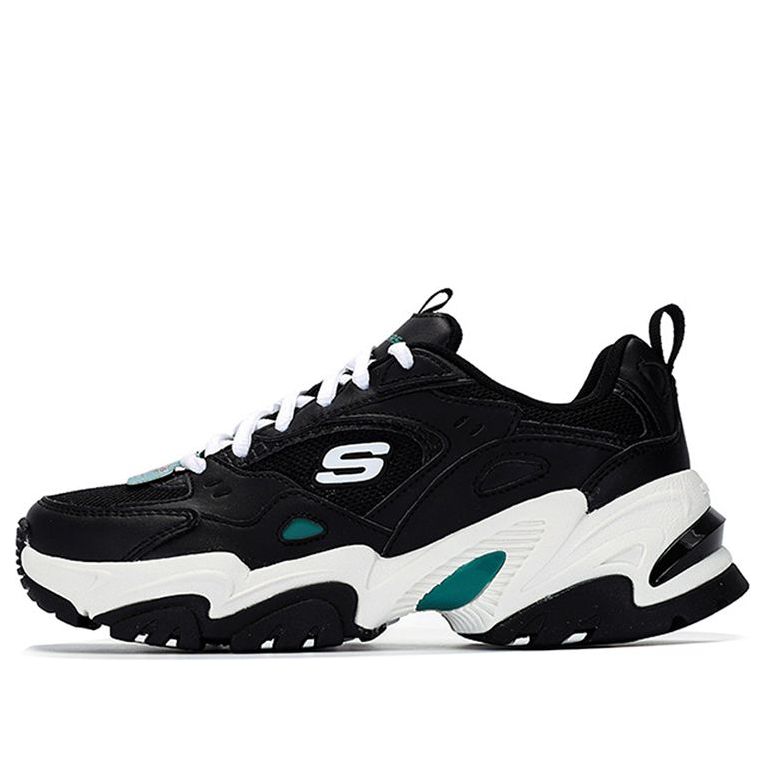 (WMNS) Skechers Stamina V2 'Black Teal' 149510-BKGR