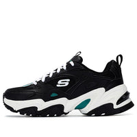 (WMNS) Skechers Stamina V2 'Black Teal' 149510-BKGR