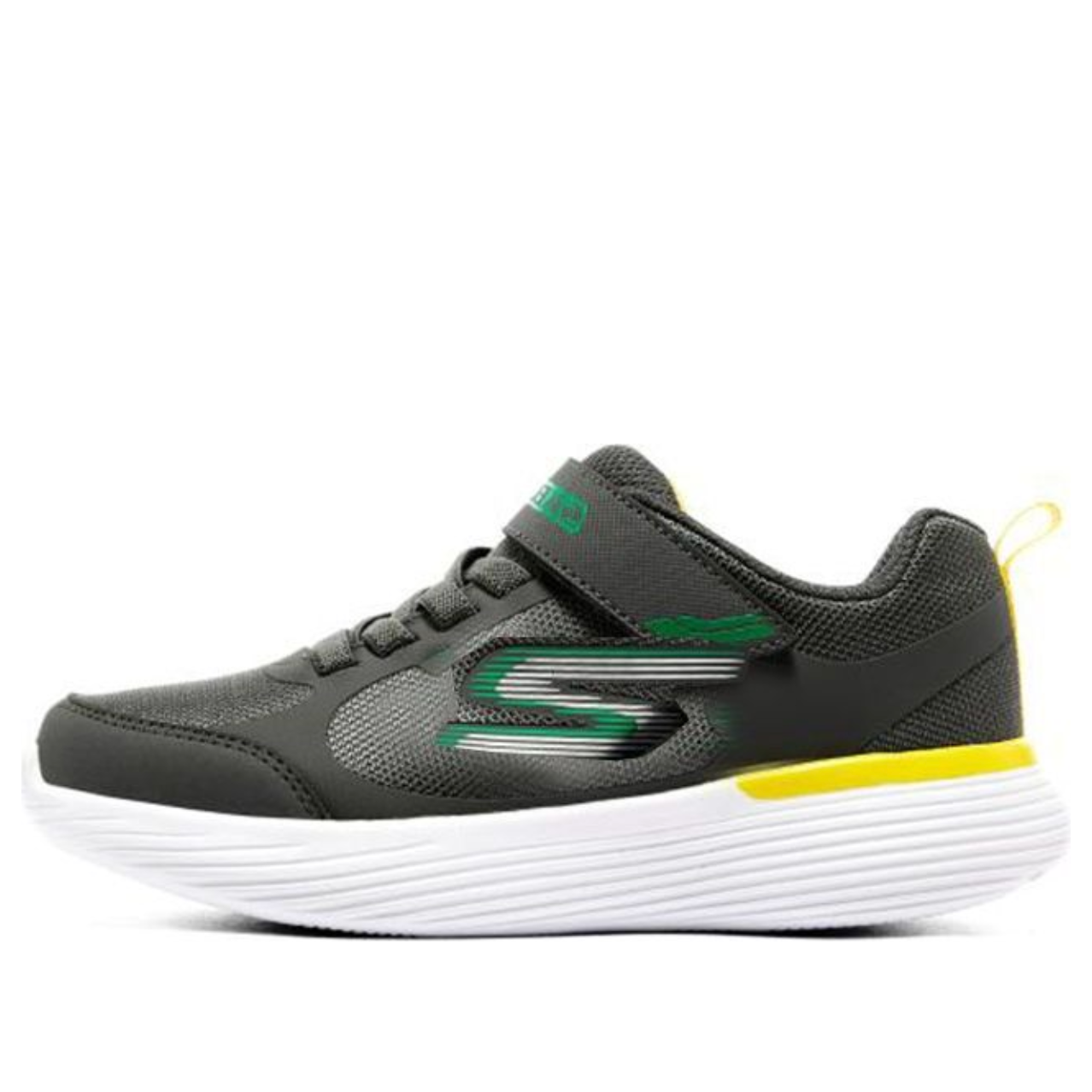 (GS) Skechers Go Run 400 V2 'Olive White' 405104L-CCYL