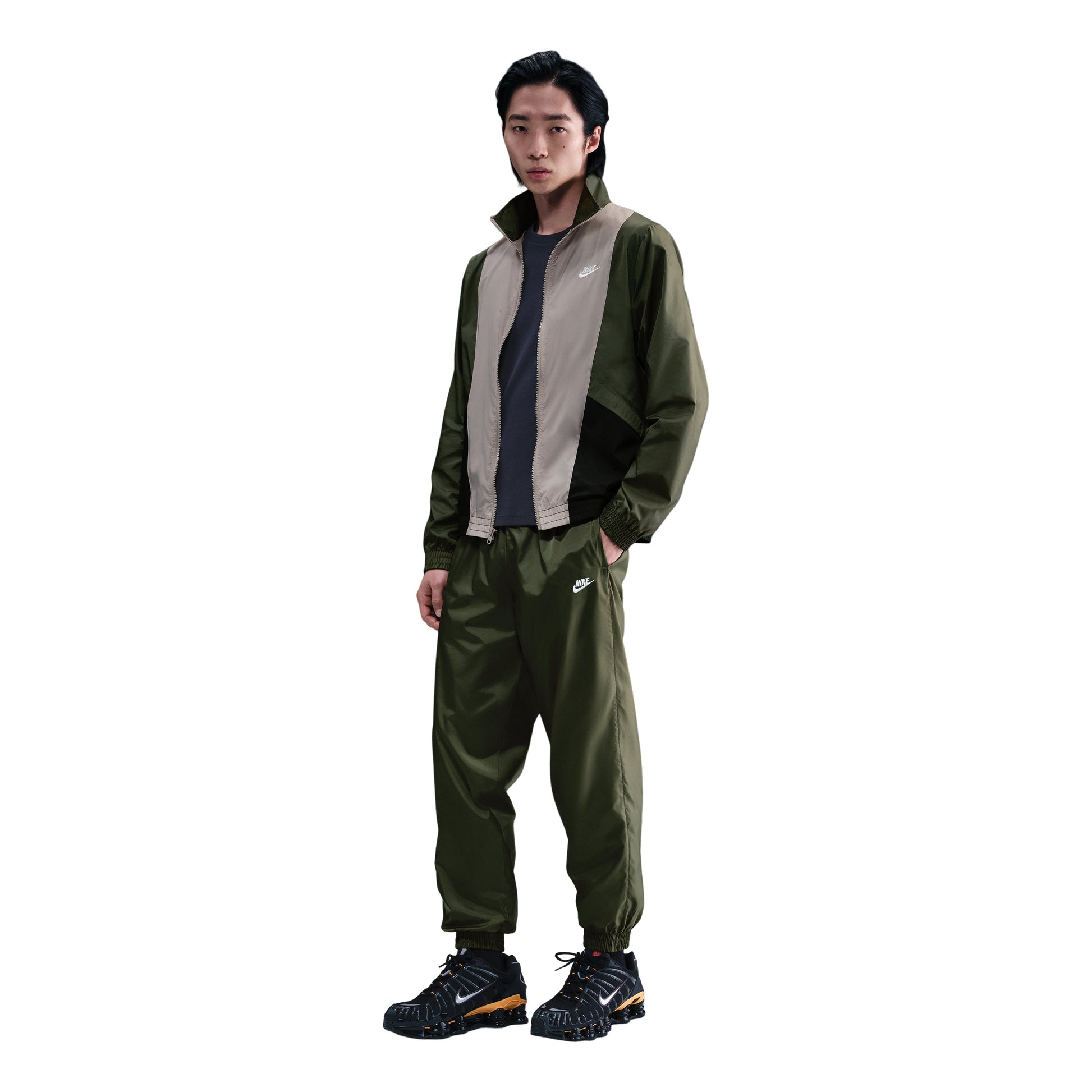 Nike Club Woven Tracksuit 'Medium Olive Sequoia' HJ1986-222