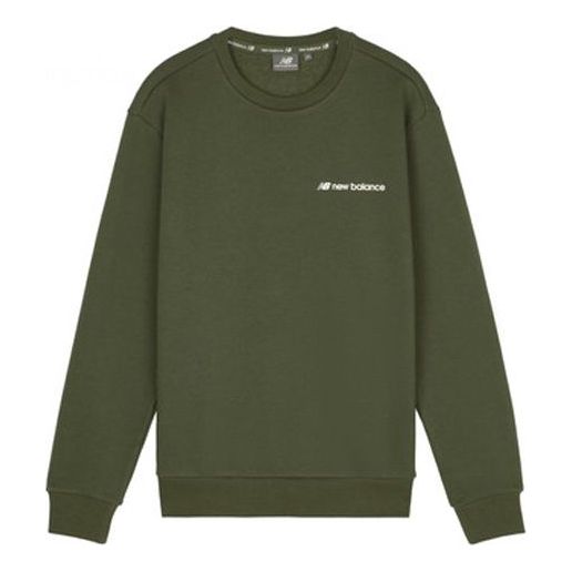 New Balance  New Balance Round Neck Pullover 'Green' NCA3S531-KH