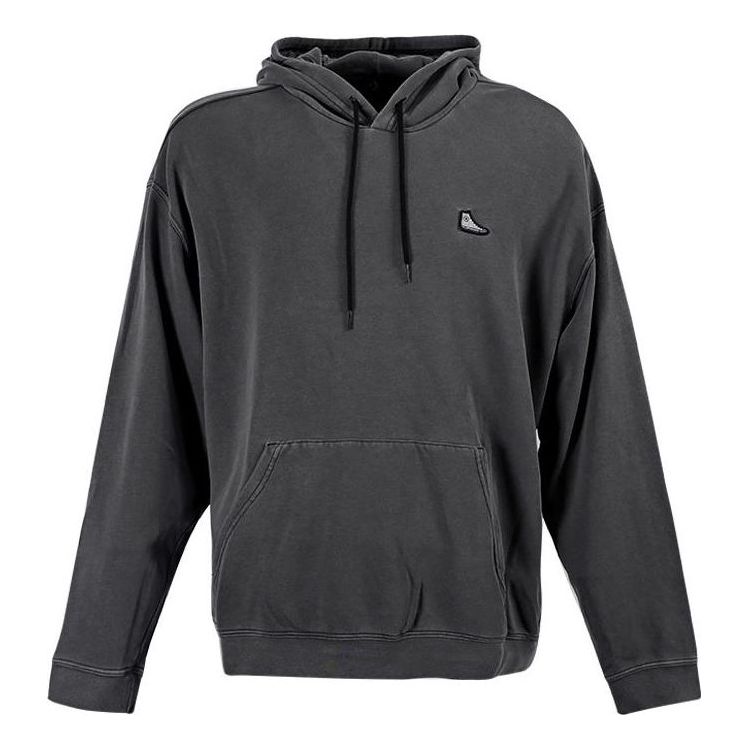 Converse Go-To Chuck Taylor Sneaker Patch Loose Fit Hoodie Asia Sizing 'Black' 10024025-A01