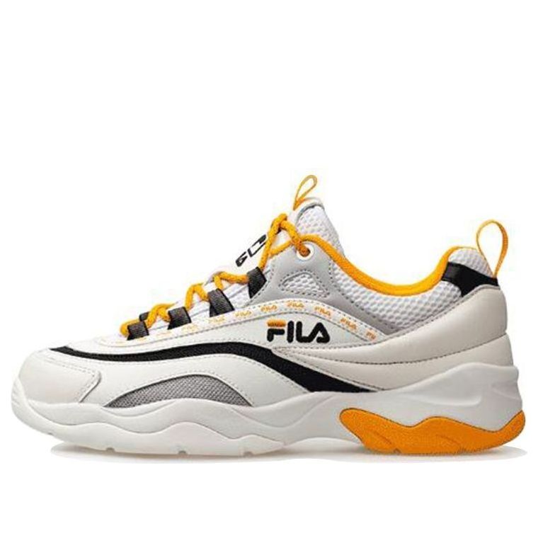 Fila Ray VNTG Running Shoes White/Yellow T12M021101FBW