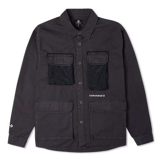 Converse Cozy Utility Woven Shirt Asia Sizing 'Black' 10025053-A03