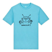 Converse x Keith Haring Alien T-Shirt Asia Sizing 'Haring Blue' 10025063-A01