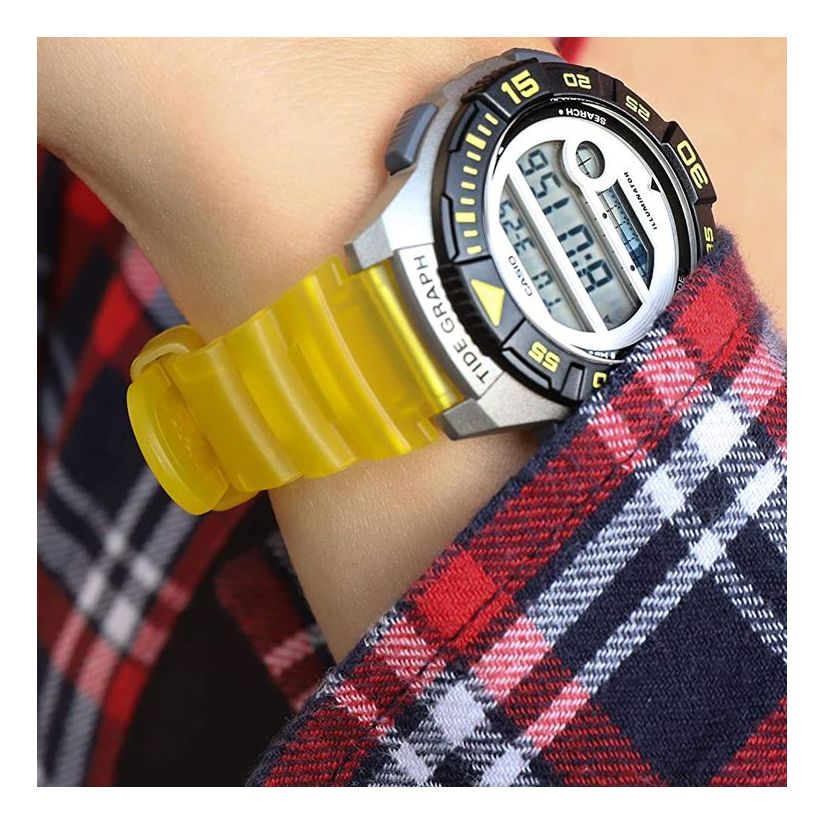 CASIO Multi-Color Small Sports LWS-1100H-9A Yellow Digital LWS-1100H-9A2021