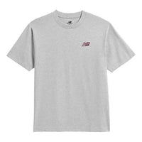 New Balance Logo Relaxed T-Shirt Asia Sizing 'Athletic Grey' MT31680-AG