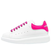 (WMNS) Alexander McQueen Oversized Sneaker 'White Shock Pink' 621056WHXMT9375