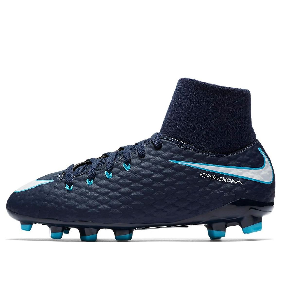 (GS) Nike Hypervenom Phelon 3 DF FG 'Obsidian' 917772-414