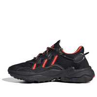 (GS) adidas originals Ozweego J 'Black Red' FW6203