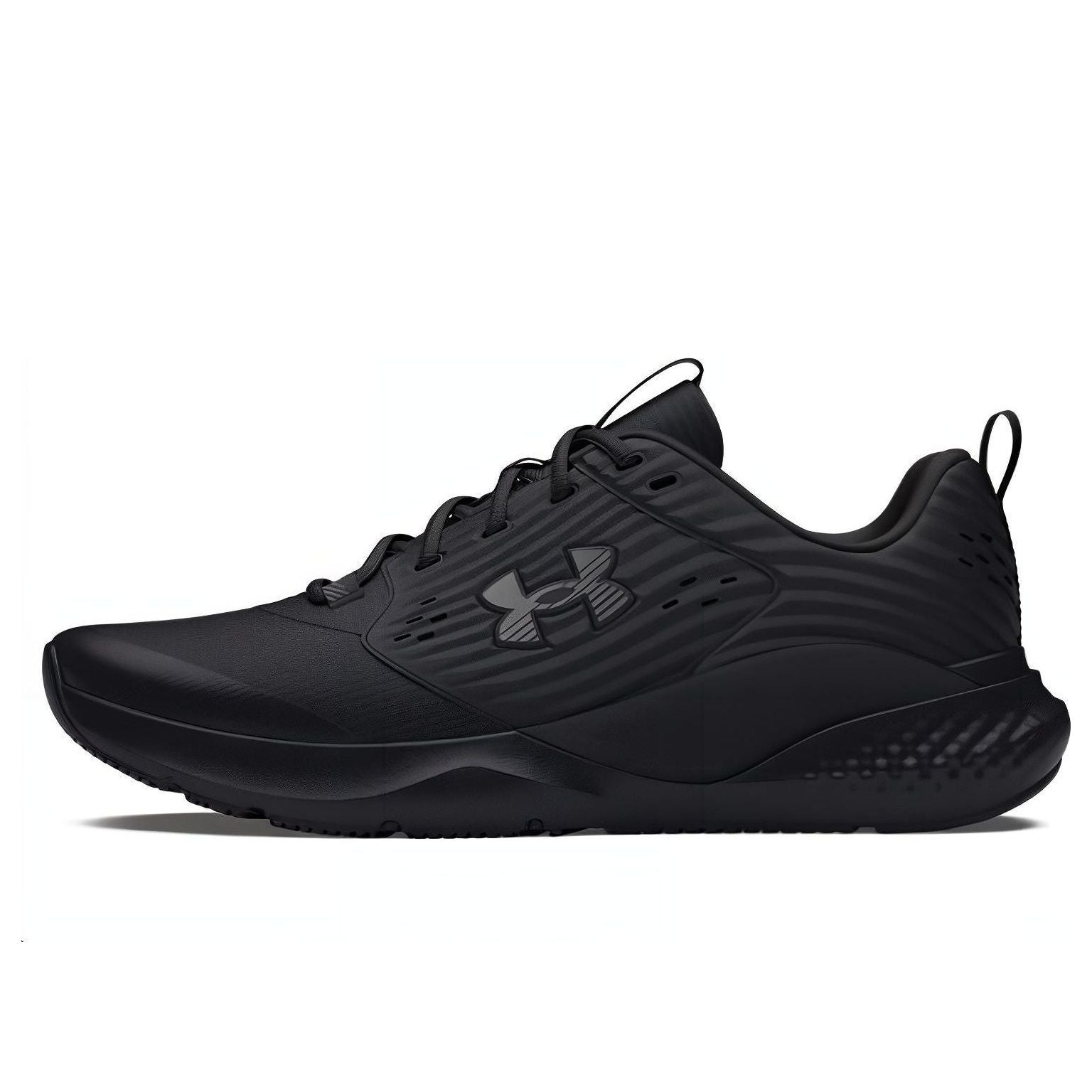 Under Armour Charged Commit 4 'Triple Black' 3026017-005