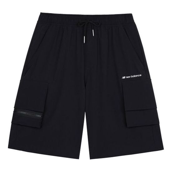 New Balance Cargo Shorts Asia Sizing 'Black' AMS12368-BK