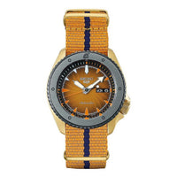 SEIKO Naruto Series Limited Crossover Mechanical Watch Yellow SBSA092