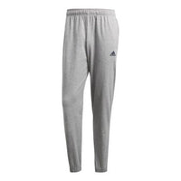 adidas Running Essentials Logo Pants 'Light Grey' BK7406