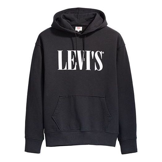 Men's Levis Alphabet Printing Loose Black 72632-0018