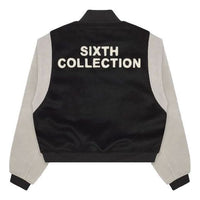 Men's Fear of God Alphabet Printing Jacket Black Gray FOG-FW19-101