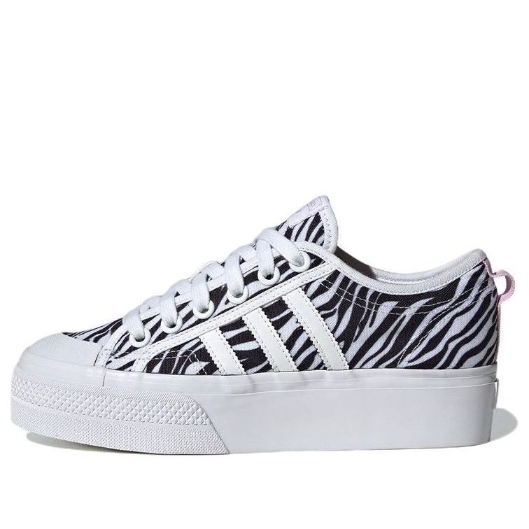 (WMNS) adidas Nizza Platform 'Zebra' GZ9681